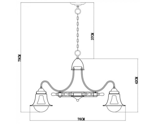 Подвесная люстра Timone A7006LM-6AB Arte Lamp Подвесная люстра Timone A7006LM-6AB Arte Lamp