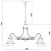 Подвесная люстра Timone A7006LM-6AB Arte Lamp