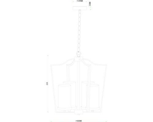 Подвесная люстра Nuvola A7017SP-4BK Arte Lamp Подвесная люстра Nuvola A7017SP-4BK Arte Lamp