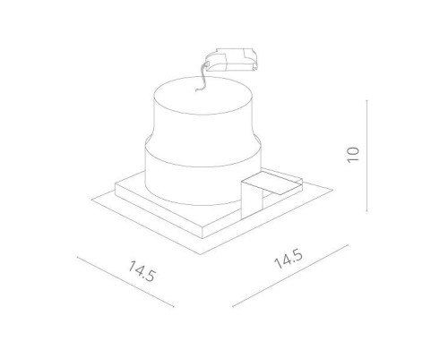 Точечный светильник Privato A7018PL-1WH Arte Lamp Точечный светильник Privato A7018PL-1WH Arte Lamp