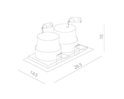 Точечный светильник Privato A7018PL-2BK Arte Lamp Точечный светильник Privato A7018PL-2BK Arte Lamp