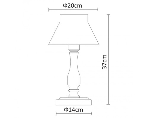 Настольная лампа Margherita A7021LT-1WH Arte Lamp Настольная лампа Margherita A7021LT-1WH Arte Lamp