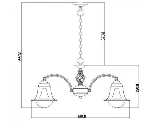 Подвесная люстра Marino A7022LM-5WG Arte Lamp Подвесная люстра Marino A7022LM-5WG Arte Lamp