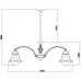 Подвесная люстра Marino A7022LM-7WG Arte Lamp