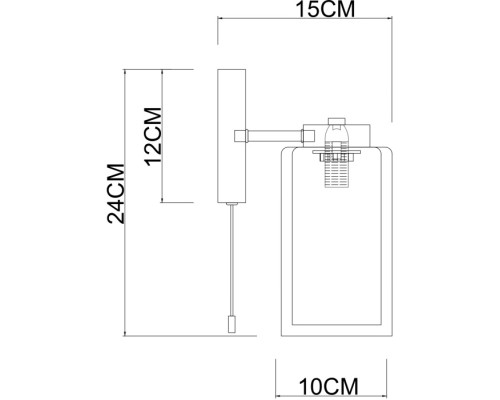 Бра Leo A7027AP-1BK Arte Lamp Бра Leo A7027AP-1BK Arte Lamp