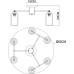 Потолочная люстра Leo A7027PL-6BK Arte Lamp