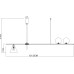 Потолочная люстра Jacob A7029PL-3BK Arte Lamp
