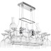 Подвесная люстра Bancone A7043SP-2CC Arte Lamp