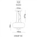 Подвесная люстра Halo A7054SP-5CC Arte Lamp