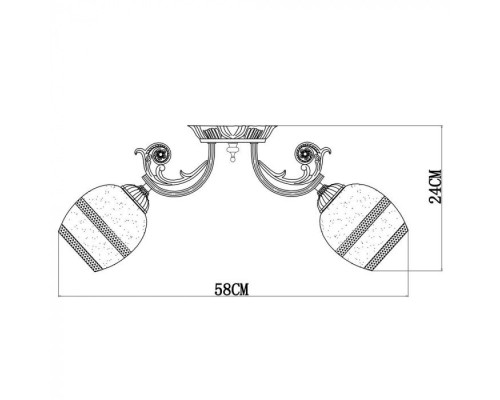 Потолочная люстра Sofia A7060PL-3WG Arte Lamp Потолочная люстра Sofia A7060PL-3WG Arte Lamp