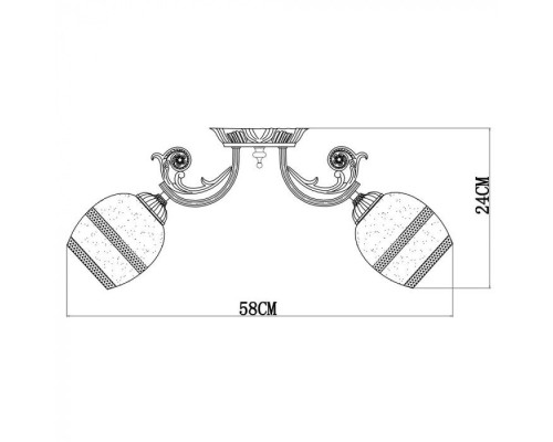 Потолочная люстра Sofia A7060PL-5WG Arte Lamp Потолочная люстра Sofia A7060PL-5WG Arte Lamp