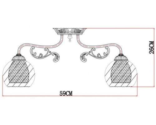 Потолочная люстра Charlotte A7062PL-5AB Arte Lamp