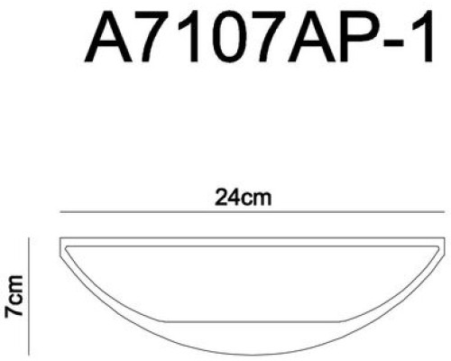 Бра Interior A7107AP-1SS Arte Lamp