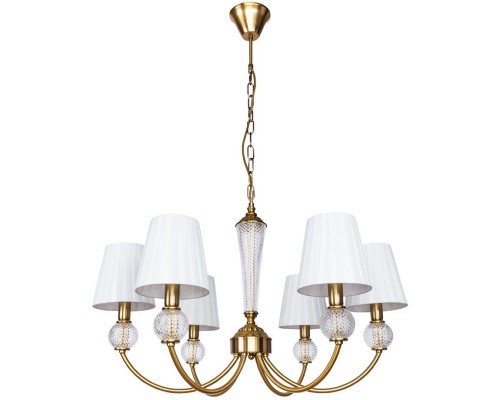 Подвесная люстра Gracie A7301LM-6PB Arte Lamp Подвесная люстра Gracie A7301LM-6PB Arte Lamp