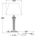 Настольная лампа Gracie A7301LT-1PB Arte Lamp
