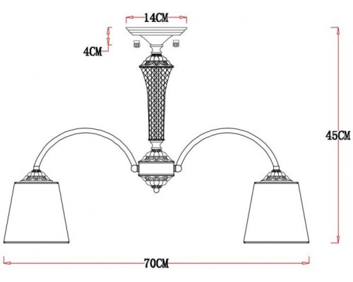 Потолочная люстра Gracie A7301PL-5PB Arte Lamp Потолочная люстра Gracie A7301PL-5PB Arte Lamp