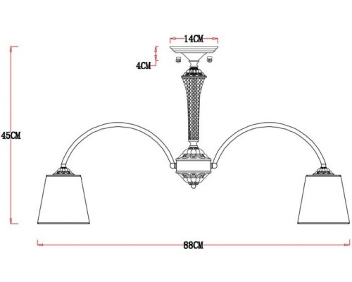 Потолочная люстра Gracie A7301PL-8PB Arte Lamp Потолочная люстра Gracie A7301PL-8PB Arte Lamp