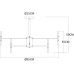 Потолочная люстра Ramona A7410PL-40PB Arte Lamp