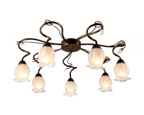 Потолочная люстра Glamore A7449PL-7BR Arte Lamp Потолочная люстра Glamore A7449PL-7BR Arte Lamp
