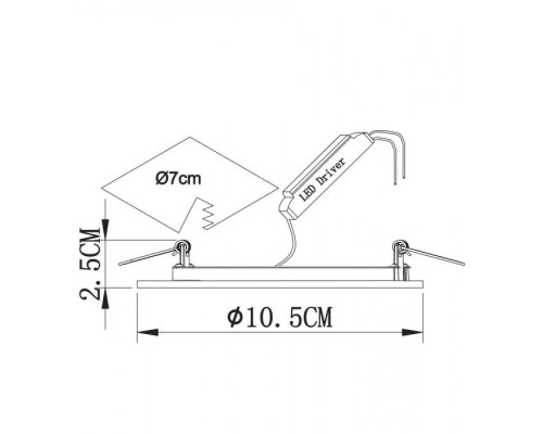 Точечный светильник Rigel A7606PL-2WH Arte Lamp Точечный светильник Rigel A7606PL-2WH Arte Lamp