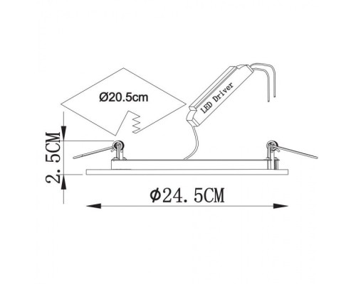 Точечный светильник Rigel A7624PL-2WH Arte Lamp Точечный светильник Rigel A7624PL-2WH Arte Lamp