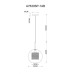 Подвесной светильник Manchester A7630SP-1AB Arte Lamp