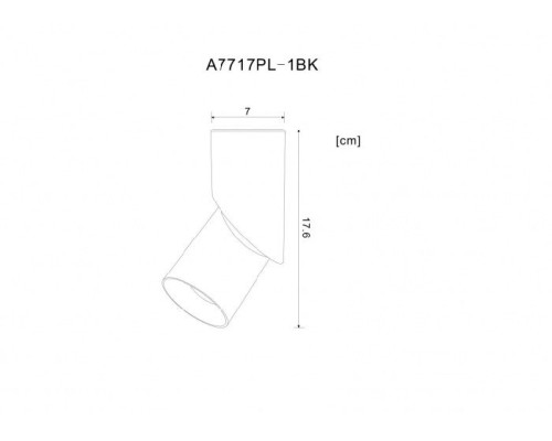 Точечный светильник Meisu A7717PL-1BK Arte Lamp Точечный светильник Meisu A7717PL-1BK Arte Lamp