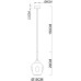 Подвесной светильник Yuka A7759SP-1PB Arte Lamp