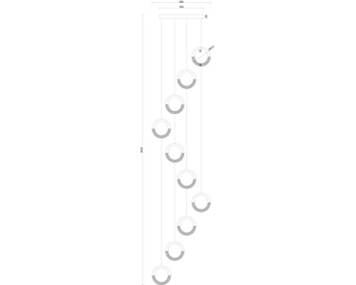 Подвесная люстра Montana A7777SP-10GO Arte Lamp Подвесная люстра Montana A7777SP-10GO Arte Lamp