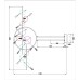Потолочная люстра Saturn A7790SP-75BK Arte Lamp
