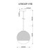 Подвесной светильник Jupiter Copper A7963SP-1RB Arte Lamp