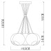 Подвесной светильник Rondo A8072SP-7CC Arte Lamp