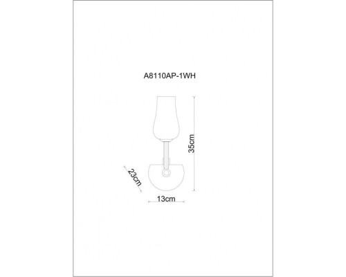 Бра Biancaneve A8110AP-1WH Arte Lamp Бра Biancaneve A8110AP-1WH Arte Lamp