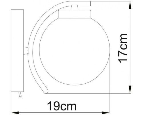 Бра Cloud A8170AP-1AB Arte Lamp