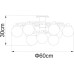 Потолочная люстра Cloud A8170PL-9AB Arte Lamp