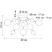 Потолочная люстра Molecule A8313PL-5GO Arte Lamp
