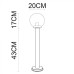 Наземный светильник Gazebo A8366PA-1SS Arte Lamp
