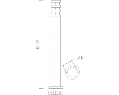 Наземный светильник Portica A8371PA-1BK Arte Lamp Наземный светильник Portica A8371PA-1BK Arte Lamp