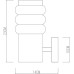 Настенный фонарь уличный Portica A8381AL-1SS Arte Lamp