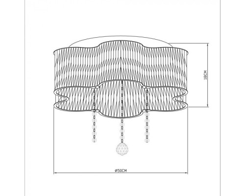 Потолочный светильник Diletto A8565PL-4CL Arte Lamp Потолочный светильник Diletto A8565PL-4CL Arte Lamp