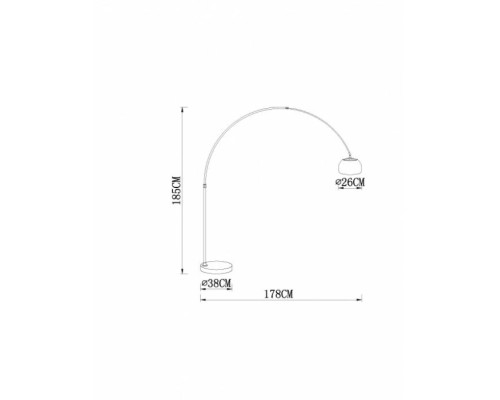 Торшер Arco A8926PN-1SS Arte Lamp Торшер Arco A8926PN-1SS Arte Lamp