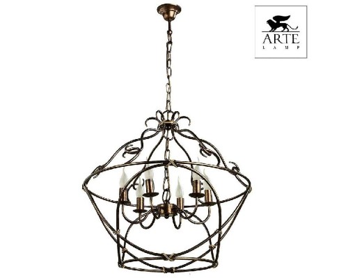 Подвесная люстра Bellator A8960SP-6GA Arte Lamp Подвесная люстра Bellator A8960SP-6GA Arte Lamp