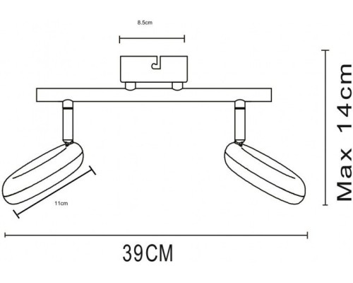 Спот Ciambella A8972AP-2CC Arte Lamp Спот Ciambella A8972AP-2CC Arte Lamp