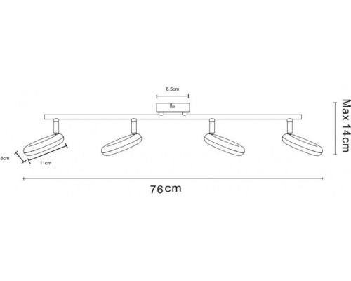 Спот Ciambella A8972PL-4CC Arte Lamp Спот Ciambella A8972PL-4CC Arte Lamp