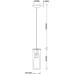 Подвесной светильник Aries A8983SP-1PB Arte Lamp