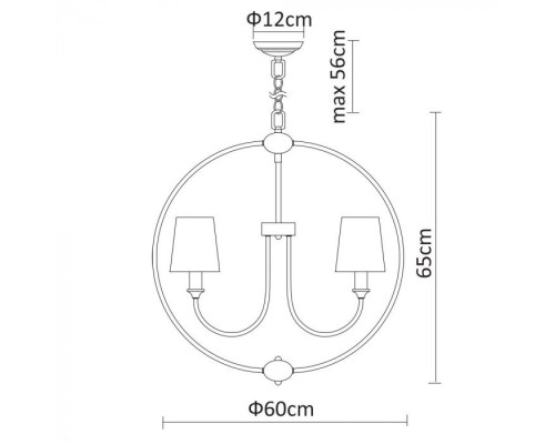 Подвесная люстра Patricia A9022SP-5CC Arte Lamp Подвесная люстра Patricia A9022SP-5CC Arte Lamp