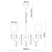 Подвесная люстра Melisa A9123LM-5CC Arte Lamp