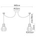 Подвесной светильник Interno A9182SP-10WH Arte Lamp