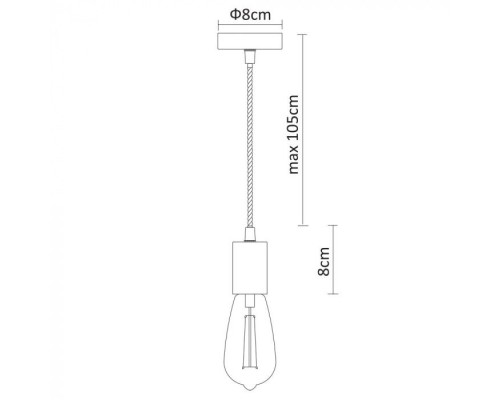 Подвесной светильник Fuori A9184SP-1BK Arte Lamp Подвесной светильник Fuori A9184SP-1BK Arte Lamp