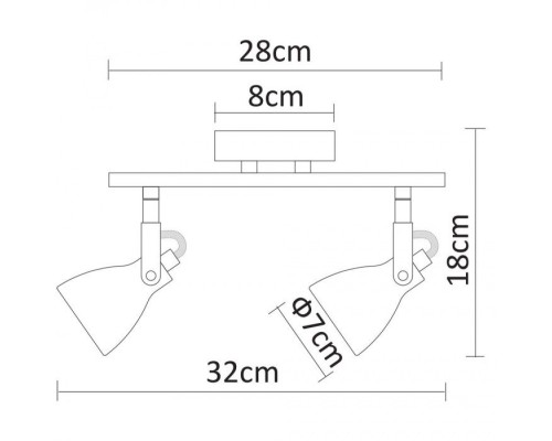 Спот Gotto A9189AP-2GY Arte Lamp Спот Gotto A9189AP-2GY Arte Lamp